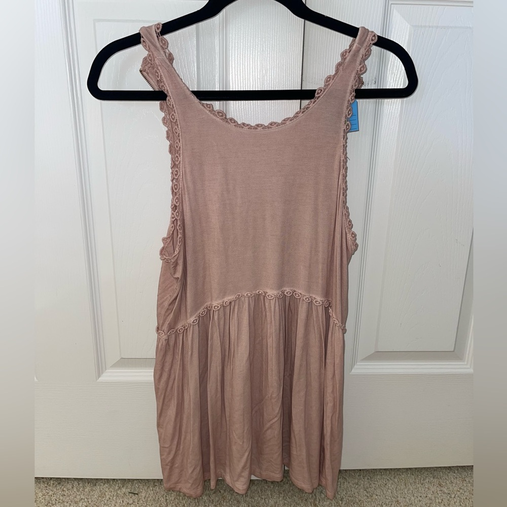 Pink Flowy Womens Top